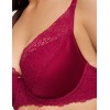 Бюстгальтер балконет со съемным пуш-ап Esotiq 39184 HUDSON вишневый, Цвет: вишневый, Размеры: 70D, изображение 2