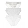 Комплект хлопковых трусов Esotiq PANTIES 39411 MIA-MIA (3 шт) светло-серый, Цвет: светло-серый, Размеры: L