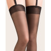 Чулки под пояс Gabriella 226 CHER 15 den чёрный, Цвет: чёрный, Размеры: 1/2