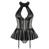 Дерзкий корсет с трусиками Obsessive 859 CORSET черный, Цвет: черный, Размеры: L/XL, изображение 3