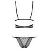 Сексуальный комплект Obsessive BOWESSA SET, Цвет: черный, Размеры: S/M, изображение 4