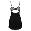 Сексуальная сорочка с трусиками Obsessive LAURISE BABYDOLL, Цвет: черный, Размеры: S/M, изображение 4