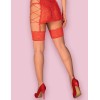 Чулки под пояс Obsessive REDIOSA STOCKING, Цвет: телесный, Размеры: L/XL, изображение 3