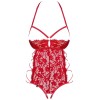 Откровенное боди Obsessive REDIOSA TEDDY, Цвет: красный, Размеры: S/M, изображение 3