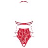 Откровенное боди Obsessive REDIOSA TEDDY, Цвет: красный, Размеры: S/M, изображение 4