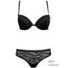 Комплект пуш-ап и бразилиана Sielei ATTRACTION 7014+7017 nero, Цвет: nero (черный), Размеры: 75B, изображение 2