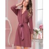 Рубашка-халат из вискозы Mia-Amore LETICIA 1677 какао, Цвет: какао, Размеры: S, изображение 3