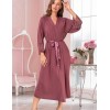 Длинный халат кимоно из вискозы Mia-Amore LETICIA 1679 какао, Цвет: какао, Размеры: XS
