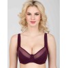 Бюстгальтер полумягкий с подкроем Novella 152 слива, Цвет: слива, Размеры: 95H, изображение 5