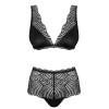 Соблазнительный комплект Obsessive KLARITA SET, Цвет: черный, Размеры: L/XL, изображение 3