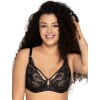 Кружевной мягкий бюстгальтер с подкроем Ava YUCCA 1938 M черный, Цвет: черный, Размеры: 70J, изображение 3