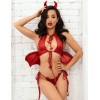Ролевой костюм дьяволицы Devil & Angel 7112, Цвет: красный, Размеры: S/M