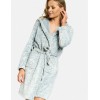 Теплый халат с капюшоном Esotiq 39264 FREYA серый, Цвет: серый, Размеры: S