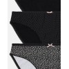 Комплект хлопковых трусов Esotiq PANTIES 39411 MIA-MIA (3 шт) черный, Цвет: черный, Размеры: L, изображение 2
