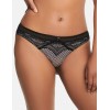 Трусы стринги Esotiq RAMONA 38681, Цвет: черный с бежевым, Размеры: S