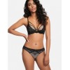 Трусы стринги Esotiq RAMONA 38681, Цвет: черный с бежевым, Размеры: S, изображение 3
