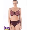 Бюстгальтер полумягкий Honey H38-17-L махагон, Цвет: махагон, Размеры: 75D, изображение 6