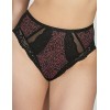 Трусы стринги высокие Kris Line NOEMI stringi high waist, Цвет: черный, Размеры: L