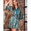 Шелковый халат-кимоно женский Mia-Amore EMERALD 3783, Цвет: изумрудный, Размеры: L/XL, изображение 3