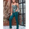 Шелковая пижама тройка Mia-Amore EMERALD 3786, Цвет: изумрудный, Размеры: 3XL, изображение 3