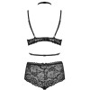 Соблазнительный комплект Obsessive RAQUELIA SET, Цвет: черный, Размеры: S/M, изображение 4
