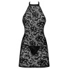 Сексуальная сорочка с трусиками Obsessive SOFTILY CHEMISE, Цвет: черный, Размеры: L/XL, изображение 3