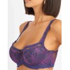 Бюстгальтер балконет биколор Simona M 608 батик-сетка, Цвет: батик-сетка, Размеры: 75D, изображение 4