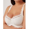Бюстгальтер балконет Simona M 608 молоко, Цвет: молоко, Размеры: 75G, изображение 5