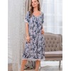Ночная сорочка Mia-Mella MADLEN 6385, Цвет: синий, Размеры: 2XL, изображение 3