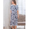 Ночная сорочка Mia-Mella MADLEN 6385, Цвет: синий, Размеры: 2XL, изображение 2