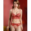Комплект белья Mioocchi EMMA 775654 бюстье бразилиана rosso, Цвет: rosso (красный), Размеры: 80D