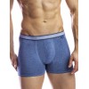 Мужские трусы боксеры UNICONF BB99 синий меланж, Цвет: синий меланж, Размеры: M
