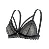 Кружевной бюстгальтер бралетт UNICONF SM27 черный, Цвет: черный, Размеры: 70B, изображение 4