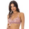 Кружевной бюстгальтер бралетт UNICONF SM27 пудровый, Цвет: пудровый, Размеры: 70B