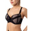 Бюстгальтер балконет формованный Coquette Revue MESH 54101, Цвет: черный, Размеры: 70C, изображение 2