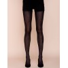 Колготки с узором Gabriella 484 RICA 60 den чёрный, Цвет: чёрный, Размеры: 2