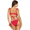 Красный раздельный купальник Lorin L1140/2, Цвет: красный, Размеры: XS, изображение 2
