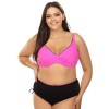 Купальник с мягкой чашкой на косточках Lorin L3114/2 BIG, Цвет: фуксия, Размеры: 80D