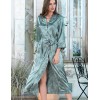 Атласная рубашка-халат Mia-Amore FLORENTINA 7119, Цвет: фисташковый, Размеры: L, изображение 3