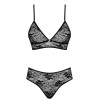 Сексуальный комплект Obsessive KOKIETTA SET, Цвет: черный, Размеры: S/M, изображение 3