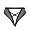 Трусики с доступом Obsessive MAURESS CROTCHLESS PANTIES, Цвет: черный, Размеры: S/M, изображение 4