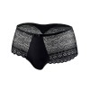 Кружевные трусы слипы UNICONF NM09 черный, Цвет: черный, Размеры: XL, изображение 3