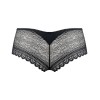 Кружевные трусы слипы UNICONF NM09 черный, Цвет: черный, Размеры: XL, изображение 4