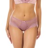 Кружевные трусы слипы UNICONF NM09 пудровый, Цвет: пудровый, Размеры: S