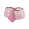 Кружевные трусы слипы UNICONF NM09 пудровый, Цвет: пудровый, Размеры: S, изображение 3