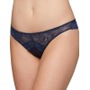 Кружевные трусы бразилиана Ysabel Mora 19264 темно-синий, Цвет: темно-синий, Размеры: L
