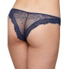 Кружевные трусы бразилиана Ysabel Mora 19264 темно-синий, Цвет: темно-синий, Размеры: L, изображение 2