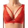 Бюстгальтер бралетт Coquette Revue ZODIAC 90120-07К, Цвет: красный, Размеры: 70D