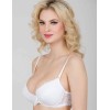 Кружевной бюстгальтер пуш-ап Karina LM 108 белый, Цвет: белый, Размеры: 75D, изображение 2