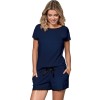 Топ и шорты из трикотажной вискозы Nipplex MARGOT PAJAMAS темно-синий, Цвет: темно-синий, Размеры: L